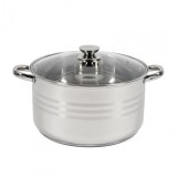 Oala inox + capac, 30x17 cm, 12 L, MYRA, Heinner