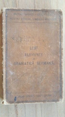 Elemente de gramatica germana- Leist