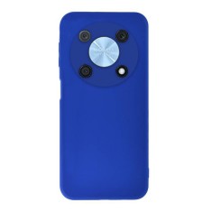 Husa silicon huawei nova y90, soft matt, protectie camera foto, albastru foto