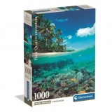 Puzzle Clementoni Insula: Paradis de Vara 1000 piese Compact
