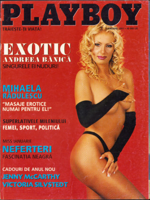 Playboy Romania ianuarie 2001 foto