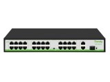 Switch PoE Tiandy cu 24 porturi 10/100M, 260W, 2 Uplink Gigabit si SFP