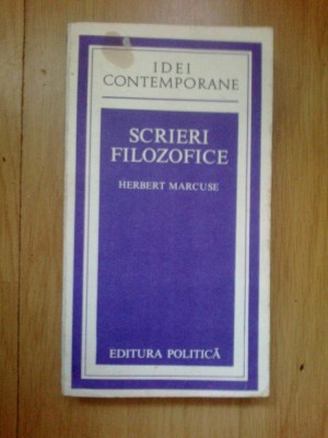 k2 SCRIERI FILOZOFICE - HERBERT MARCUSE foto