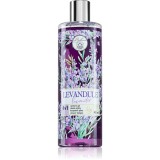 Bohemia Gifts &amp; Cosmetics Flower Line Lavender gel de duș pentru corp și păr 4 in 1 400 ml