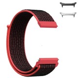 Curea material textil, compatibila cu Samsung Galaxy Watch Ultra2, Telescoape QR, 22mm, Barn Red