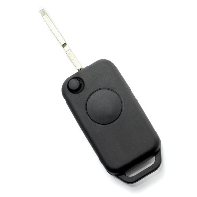 Carcasa cheie Mercedes Benz Carguard, 1 buton, tip briceag , lama 2 piste, Negru foto