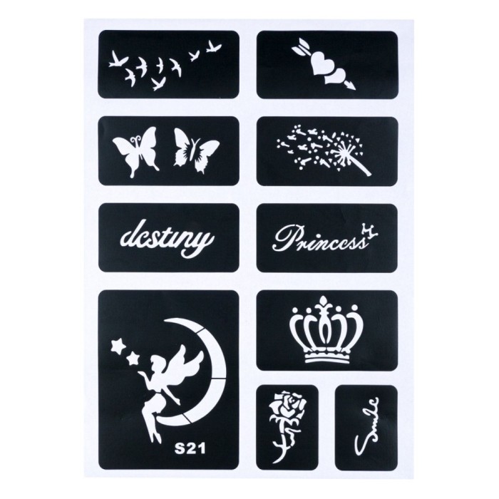 șabloane Tatuaje Set 10 Modele Femei
