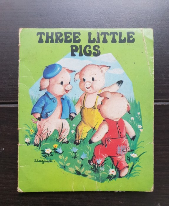 Three Little Pigs (ilustrată, limba engleză)