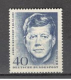 Berlin.1964 1 an moarte J.F.Kennedy-presedinte SB.766, Nestampilat