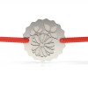 Bratara din argint cu snur model Buchet de Flori, Atcom