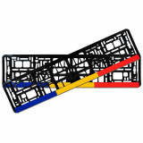 Suporti numar inmatriculare set 2buc - Romania UT0100ROM, Cridem