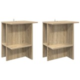 vidaXL Masă de cafea 2 pcs Stejar Sonoma 40 x 30 x 49 cm 8001068