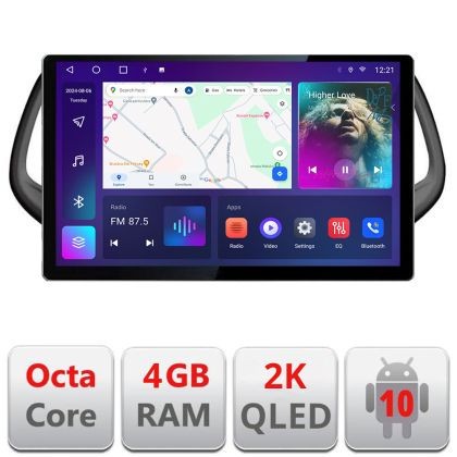 Navigatie dedicata Jeep Compass 2017 N-739 Edonav ecran 13&quot; 2K 8 si 128 Android Waze USB Navigatie 4G 360 Toslink Youtube Radio KI CarStore Technology