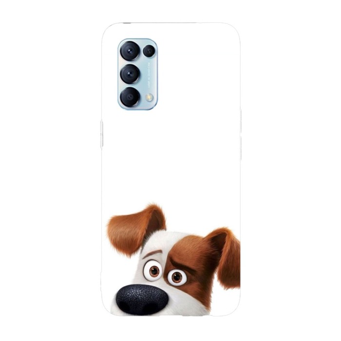 Husa compatibila cu Oppo A55, Viceversa, model Max face The Secret Life of Pets, Silicon, TPU