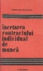Incetarea contractului individual de munca
