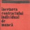 Incetarea contractului individual de munca