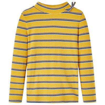 Tricou pentru copii cu m&amp;acirc;neci lungi, ocru, 104 foto