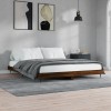 VidaXL Cadru de pat, stejar maro, 120x200 cm, lemn prelucrat