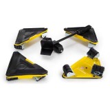 Cumpara ieftin Set de suporti pentru transportat si ridicat mobila Toolland QT107, 100 Kg
