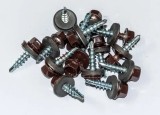 Suruburi Autoforante Cap Hexagonal 4.8x20 mm Maro Ral 8017 - 250 Buc/cutie