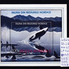 1992 Fauna din Regiunile Nordice Bl.278 LP1301 MNH Pret 1,4+1 Lei