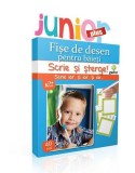 Fişe de desen pentru băieţi. Scrie și șterge! Junior plus (3-5 ani) - Paperback - *** - Gama