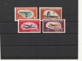 ROMANIA 1953 LP 347 AVIATIA SPORTIVA SERIE MNH
