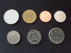 Egipt si Emiratele Arabe Unite - 7 monede circulate VF foto