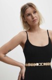 Answear Lab curea femei, culoarea auriu