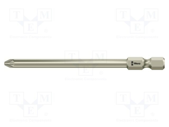 Capăt de șurubelniță WERA Pozidriv PZ2 89mm oțel inoxidabil