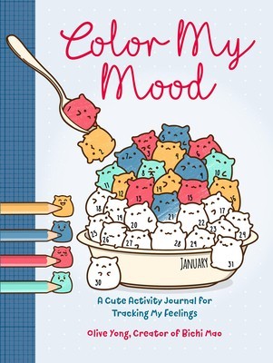 Color My Mood: A Cute Activity Journal for Tracking My Feelings foto