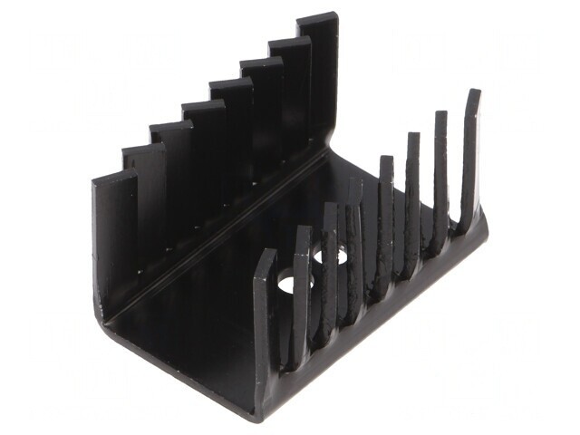 Radiator Negru TO220 22x28x38mm 9,9K/W