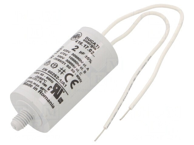Condensator pentru Motoare 2uF 425VAC
