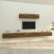 vidaXL Set dulapuri TV, 6 piese, stejar fumuriu, lemn prelucrat