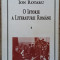 O istorie a literaturii romane - Ion Rotaru// vol. 4, dedicatie si semnatura