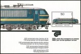 Belgia 1985 - Locomotive, trenuri, colita neuzata