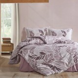 Cumpara ieftin Lenjerie Family Lapis Bej cu 2 cearsafuri de Pilota (Bumbac 100%), Clasy