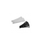 Coliere plastic Fasete legatura UV rezistente albe 2.5x200mm 100buc, Proline