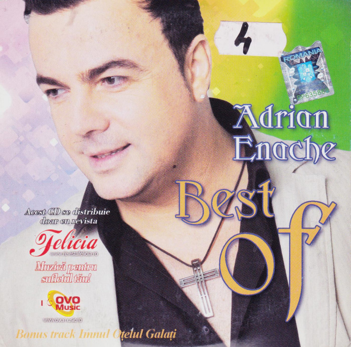 CD Pop: Adrian Enache - Best of ( original, stare foarte buna )