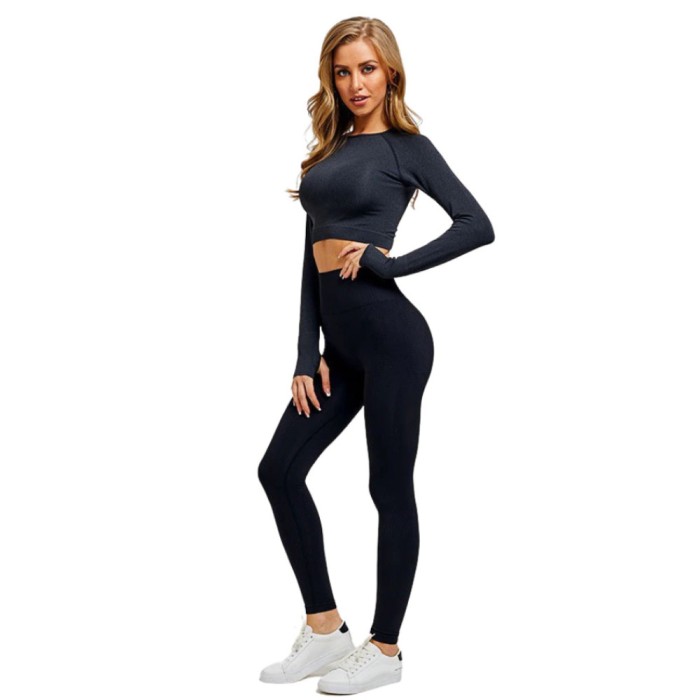 Set Fitness Platinum Black 2 piese SofiaCONCEPT&reg;, Modelator, Efect push up - L