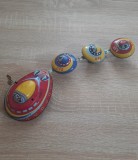 Farfurie zburatoare - jucarie veche de colectie din tabla