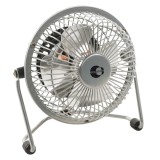 Ventilator de birou Equation Lara, 15 W, &Oslash; 10 cm, Argintiu