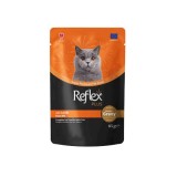 Hrana umeda pentru pisici cu miel in sos Reflex Plus 85 gr