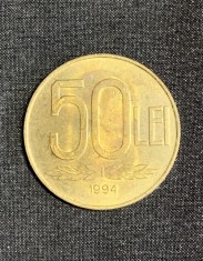 Moneda 50 lei 1994 foto
