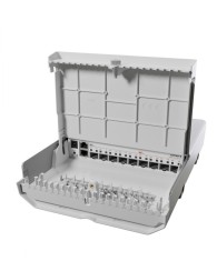 Switch netFiber 9, 4 x SFP+ 10G, 5 x SFP 1G, 1 x Gigabit (PoE-In), outdoor - MikroTik CRS310-1G-5S-4S+OUT