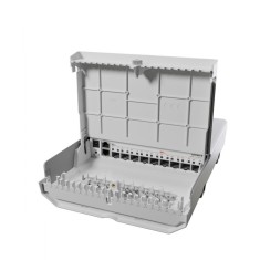 Switch netFiber 9, 4 x SFP+ 10G, 5 x SFP 1G, 1 x Gigabit (PoE-In), outdoor - MikroTik CRS310-1G-5S-4S+OUT