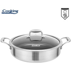 CRATITA INOX+CAP 30x7.8 CM4.8L TITANIUM3