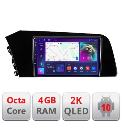 Navigatie Hyundai Elantra 2021- C-elantra2021 Android Octa Core Ecran 2K QLED GPS 4G 4+32GB 360 kit-elantra2021+EDT-E409-2K CarStore Technology foto