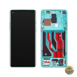 Display cu Touchscreen OnePlus 8 cu Rama Verde (Glacial Green) Service Pack 2011100173
