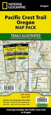 Pacific Crest Trail: Oregon [map Pack Bundle] foto